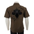 Do Denim Men's Fleur de Lis Woven Shirt