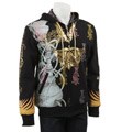 Christian Audigier Men's 'Blink' Reversible Hoodie
