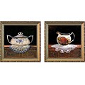 'Coffee and Cream' 2-piece Framed Canvas Art Set