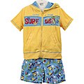 Baby Togs Toddler Boy's Terry Coverup and Swimsuit Set