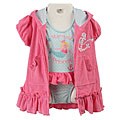 Baby Togs Infant Girl's Mermaid Princess Swimsuit with Coverup