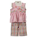 Baby Togs Infant Girl's Rainbow Pants Set