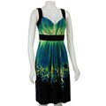 Tiana B. Women's Rainforest Print Jersey Dress