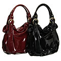 Mondani Celine Faux Patent Leather Handbag