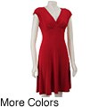 Jones New York Women's Solid Jersey Dress