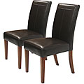 Avalon Bi-cast Leather Dining Room Side Chair (Set of Two)