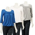Ninety Women's Ruffle Detail Top