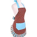 Women's Blue Chocolate Apron