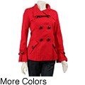 Coffee Shop Women's Stand Collar Trench Coat