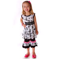 Sophia's Style Girl's Retro White Outfit Set 