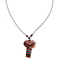 Copper Oval and Rectangle Necklace (Chile)