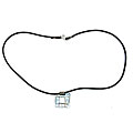 Silver Square Cutout Necklace (Chile)