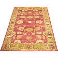 Egyptian Red/ Green Rug (9'6 x 12'6)
