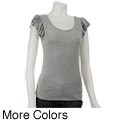 Necessary Objects Junior's Flutter-sleeve Tee