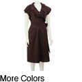 Necessary Objects Plus Size Junior's Ruffled Wrap Dress