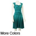 Necessary Objects Shirred Waist Dress
