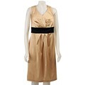 Donna Ricco Women's Plus Size Stretch Satin Dress