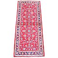Persian Kashan Red/ Navy Runner (2'6 x 6'8) 