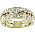 18k Yellow Gold 3/5ct TDW Diamond Ring (F-G,VS) (Size 6.5)