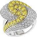 18k Two-tone Gold 3 2/5ct TDW Diamond Ring (G-H, I1)