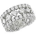 18k White Gold 5ct TDW Diamond Ring (G-H, I1) (Size 7.5)