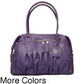 MAXX NY 'Calla Lily' Dome Leather Satchel