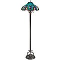 Tiffany-style Bronze Floor Lamp