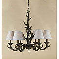 Stag Simulated Antler 6-light Chandelier