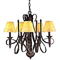 Tannery Bronze 5-light Chandelier