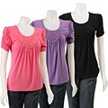 Panitti Women's Crochet Medallion Top