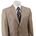 Lauren by Ralph Lauren Men's Tan Wool 2-button Suit