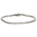 14k White Gold 1ct TDW Diamond Tennis Bracelet (H-I, I1)