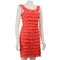 Suzi Chin for Maggy Boutique Women's Ruffle Scoop-neck Dress