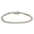 14k White Gold 2ct TDW Diamond Tennis Bracelet (G-H, I2)