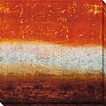 Benjamin Arnot 'Red Strata VI' Gallery-wrapped Art