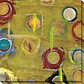 Benjamin Deal 'Invention in Green III' Giclee Canvas Art