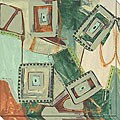 Barbara Zoern 'Arrangement I' Giclee Canvas Art