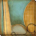 DeRosier 'Spa Blue I' Oversized Canvas Art