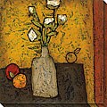 DeRosier 'Modern Vase and Flowers II' Oversized Canvas Art