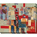 Marirosa Hofmann 'Memories in Red and Green II' Canvas Art
