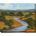 Kim Coulter 'River Overlook I' Oversized Canvas Art