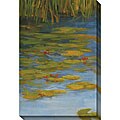 Kim Coulter 'Water Garden II' Oversized Canvas Art