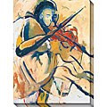 Karen Silve 'White Violinist' Oversized Canvas Art