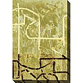 Leslie Saris 'Substantive Thought I' Giclee Canvas Art
