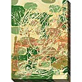 Leslie Saris 'A Way Through I' Oversized Canvas Art