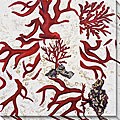 Leslie Saris 'Marine Array III' Oversized Canvas Art