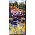 Maxine Price 'Shadows on the Hill II' Oversized Canvas Art