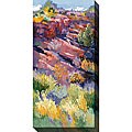 Maxine Price 'Shadows on the Hill I' Oversized Canvas Art