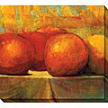 Sylvia Angeli 'Rhapsody in Green' Oversized Canvas Art