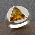 Sterling Silver and Baltic Amber Ring (Thailand)